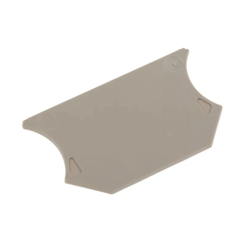 Weidmüller W Series Dark Beige Wemid End Cover for DIN Rail Terminal Blocks, ATEX Certified 1050000000