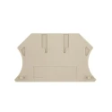 Weidmüller W Series Dark Beige Wemid End Cover for DIN Rail Terminal Blocks, ATEX Certified 1050000000