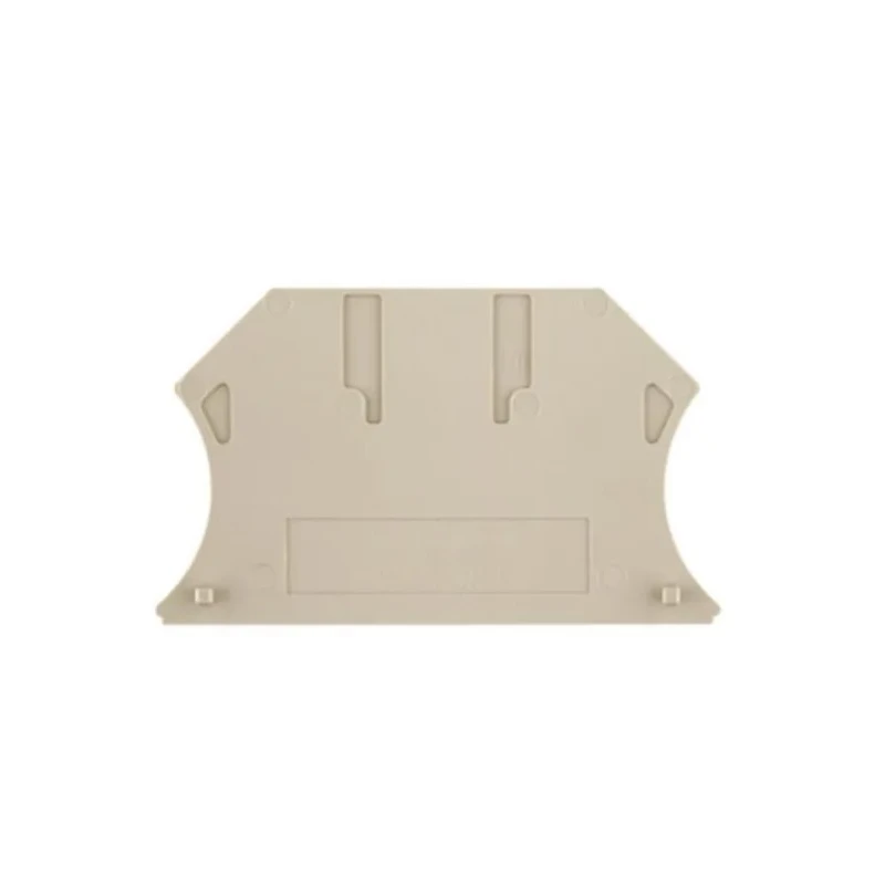 Weidmüller W Series Dark Beige Wemid End Cover for DIN Rail Terminal Blocks, ATEX Certified 1050000000