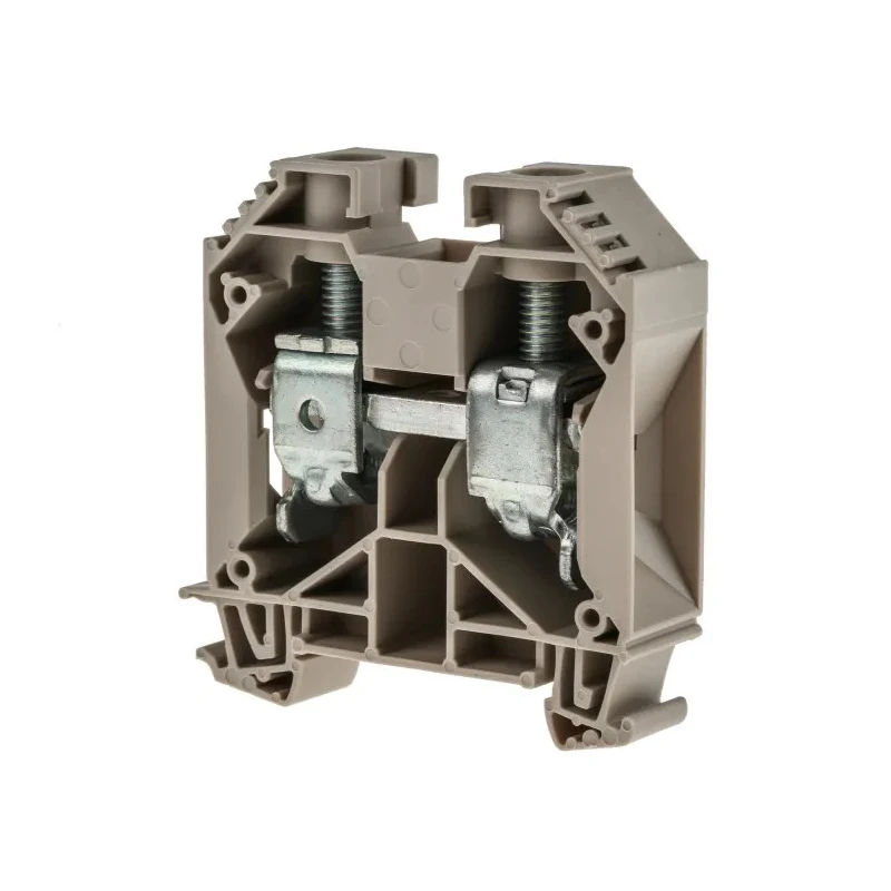 Weidmüller WDU Series Feed Through Terminal Block Brown, 35mm², 1-Level, Screw Termination, ATEX Certified 1020500000