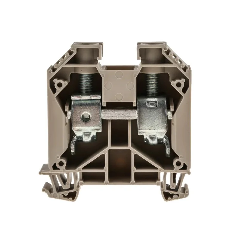 Weidmüller WDU Series Feed Through Terminal Block Brown, 35mm², 1-Level, Screw Termination, ATEX Certified 1020500000