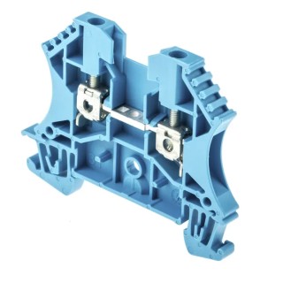 Weidmüller WDU Series Feed Through Terminal Block Blue 2.5mm² 1-Level Screw ATEX 1020080000