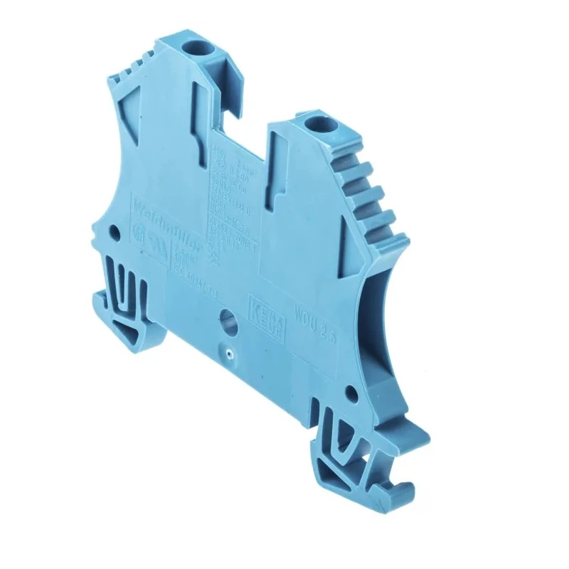 Weidmüller WDU Series Feed Through Terminal Block Blue 2.5mm² 1-Level Screw ATEX 1020080000