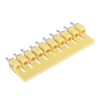 Weidmüller WQV Series Jumper Bar for Use with DIN Rail Terminal Blocks, Polyamide 66 Housing, Yellow, 41A, 10 1052060000