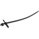 HellermannTyton Wall Plug Fixing Cable Tie 230 mm Length x 8 mm Width Black Polyamide 66 126-00020 WPT230-PA66HIR-BK