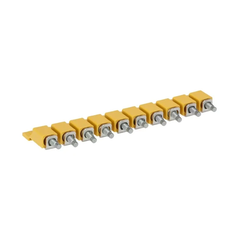 Weidmüller Jumper Bar WQV 16/10 Series for DIN Rail Terminal Blocks, 101A Current Rating 1053360000