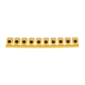 Weidmüller Jumper Bar WQV 16/10 Series for DIN Rail Terminal Blocks, 101A Current Rating 1053360000