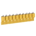 Weidmüller Jumper Bar WQV 16/10 Series for DIN Rail Terminal Blocks, 101A Current Rating 1053360000