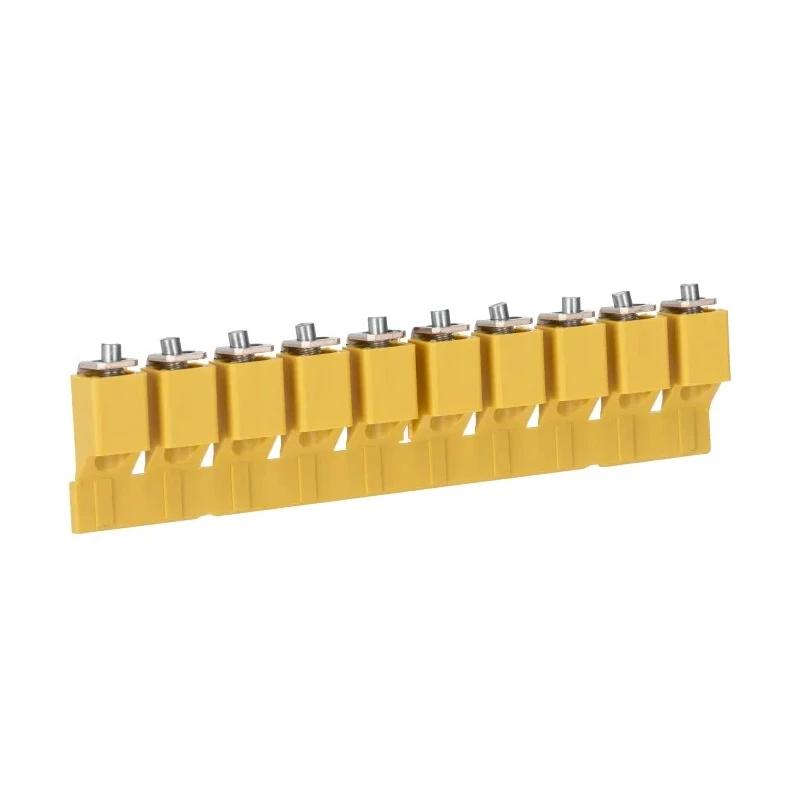 Weidmüller Jumper Bar WQV 16/10 Series for DIN Rail Terminal Blocks, 101A Current Rating 1053360000