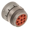 Deutsch Industrial Circular Connector Cable Mount Plug Female 9 Contacts 27.15 mm IP67 HD16-9-96S