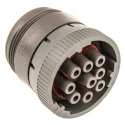 Deutsch Industrial Circular Connector Cable Mount Plug Female 9 Contacts 27.15 mm IP67 HD16-9-96S