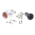 Deutsch Circular Connector 31 Contacts Cable 1.59 mm Socket Male IP67 Aluminium Housing HD34-24-31PE-059