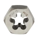 RS PRO M12 HSS Die Nut High Speed Steel Thread Size M12 Thickness 0.5in Hex Size 27.94 mm 424-217