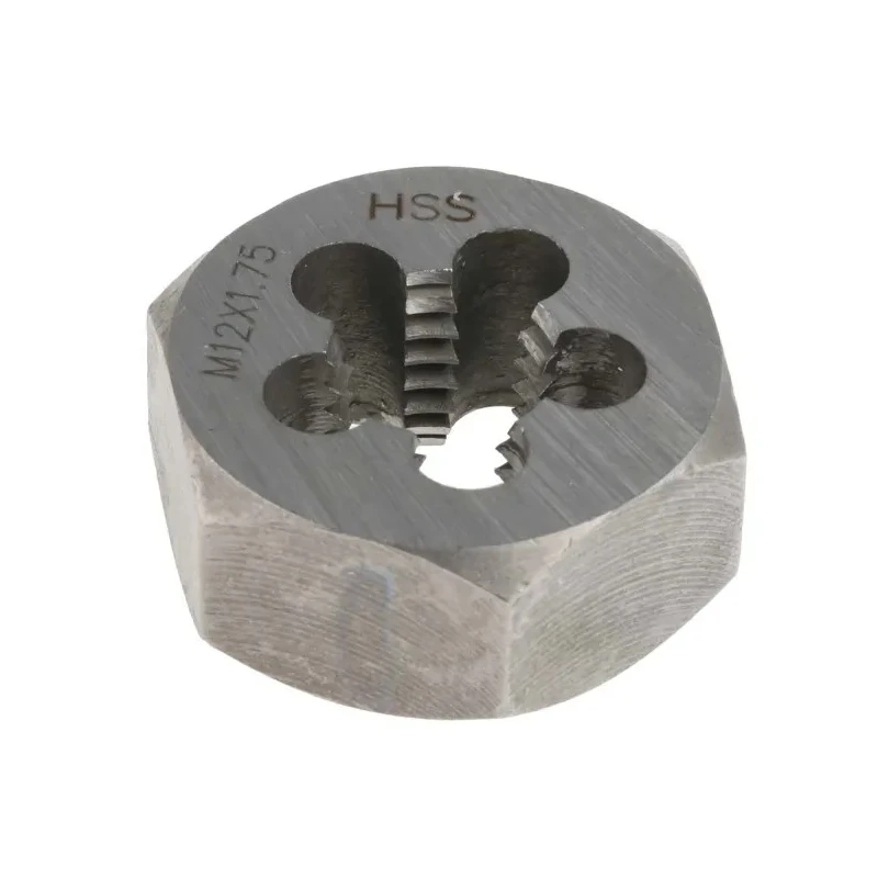 RS PRO M12 HSS Die Nut High Speed Steel Thread Size M12 Thickness 0.5in Hex Size 27.94 mm 424-217