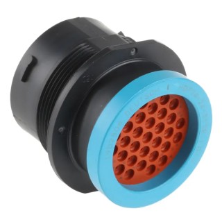 Deutsch Industrial Circular Connector, 31 Contacts, Cable Mount, 1.59 mm Size, Socket Female, IP67, 13A HDP24-24-31SE-L017