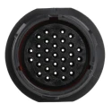 Deutsch Industrial Circular Connector, 31 Contacts, Cable Mount, 1.59 mm Size, Socket Female, IP67, 13A HDP24-24-31SE-L017