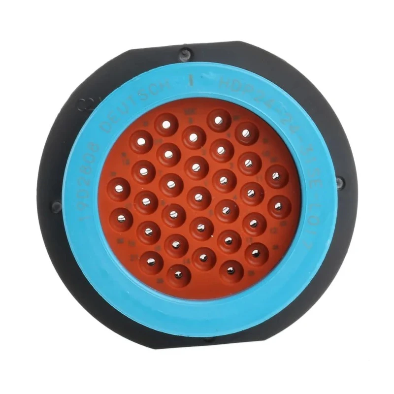 Deutsch Industrial Circular Connector, 31 Contacts, Cable Mount, 1.59 mm Size, Socket Female, IP67, 13A HDP24-24-31SE-L017