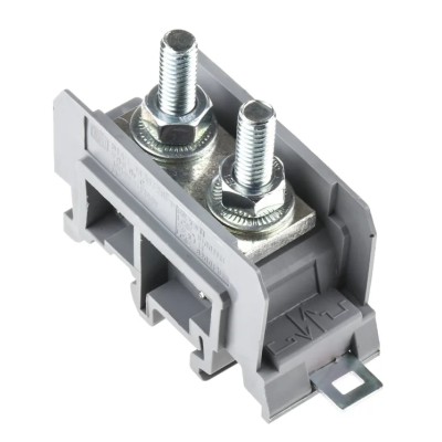 Entrelec SNA Series DIN Rail Terminal Block Grey 25mm² 1-Level Bolt Termination 1SNA115140R2300