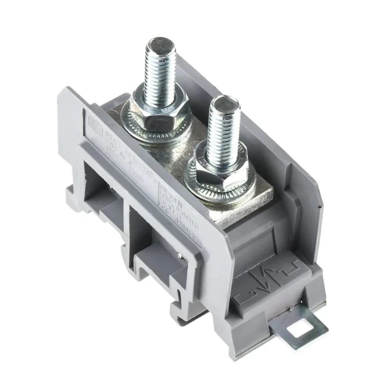 Entrelec SNA Series DIN Rail Terminal Block Grey 25mm² 1-Level Bolt Termination 1SNA115140R2300