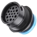 Deutsch Industrial Circular Connector, 19 Contacts, Cable Mount, 2.39 mm Socket, Female, IP67, 250V, 25A HDP24-24-19SE-L017