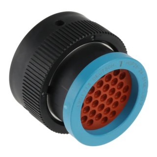 Deutsch IP67 Rated Circular Connector Plug Female 31 Contacts Cable Mount 1.59 mm HD20 Series HDP26-24-31SE-L017