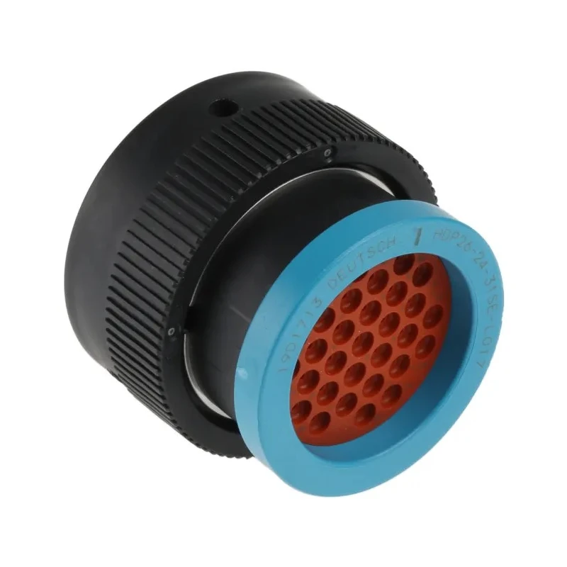 Deutsch IP67 Rated Circular Connector Plug Female 31 Contacts Cable Mount 1.59 mm HD20 Series HDP26-24-31SE-L017