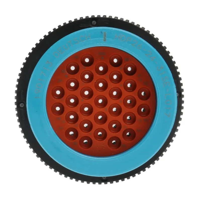 Deutsch IP67 Rated Circular Connector Plug Female 31 Contacts Cable Mount 1.59 mm HD20 Series HDP26-24-31SE-L017