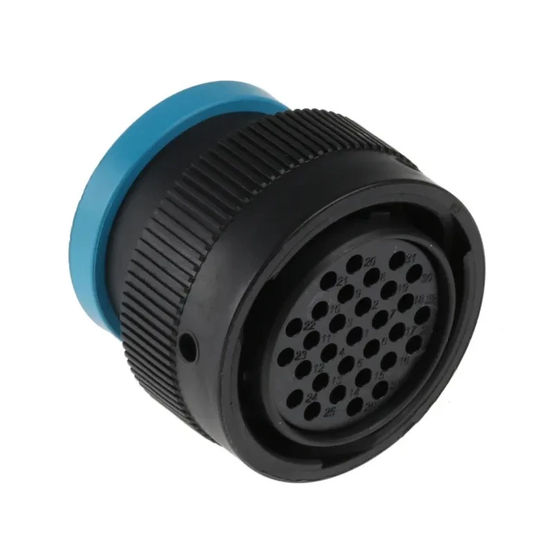 Deutsch IP67 Rated Circular Connector Plug Female 31 Contacts Cable Mount 1.59 mm HD20 Series HDP26-24-31SE-L017