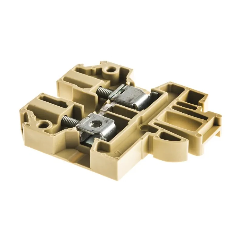 Weidmüller SAK Series Modular Terminal Block Yellow Beige 4mm² 1-Level Solder IECEx/ATEX 0128360000