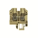 Weidmüller SAK Series Modular Terminal Block Yellow Beige 4mm² 1-Level Solder IECEx/ATEX 0128360000