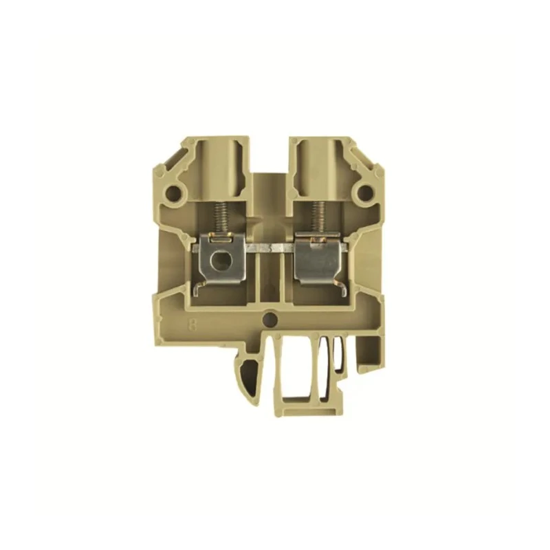 Weidmüller SAK Series Modular Terminal Block Yellow Beige 4mm² 1-Level Solder IECEx/ATEX 0128360000