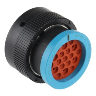 Deutsch Industrial Circular Connector Cable Mount 19 Contacts 2.39 mm Plug Male IP67 HDP26-24-19PE-L017