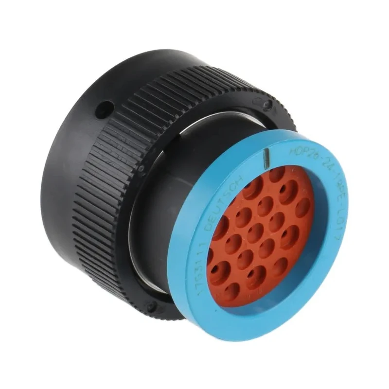 Deutsch Industrial Circular Connector Cable Mount 19 Contacts 2.39 mm Plug Male IP67 HDP26-24-19PE-L017