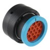 Deutsch Industrial Circular Connector Cable Mount 19 Contacts 2.39 mm Plug Male IP67 HDP26-24-19PE-L017
