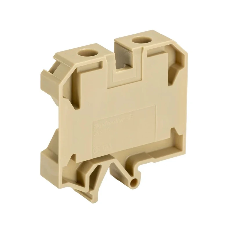 Weidmüller SAK 16 Series Feed Through Terminal Block Yellow Beige 16mm² 1-Level Solder 0271060000
