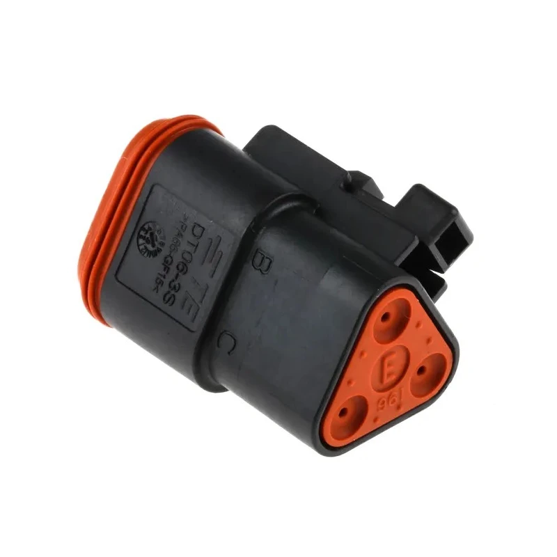 Deutsch DT Automotive Connector Male Panel 3 Way Crimp Termination DT06-3S-CE06