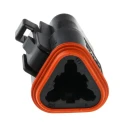 Deutsch DT Automotive Connector Male Panel 3 Way Crimp Termination DT06-3S-CE06