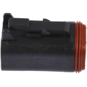 Deutsch DT Automotive Connector Male Black Bulkhead Mount 4 Way Crimp Termination DT06-4S-CE06