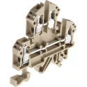 RS PRO Brown Double Level Terminal Block 0.5 to 4 mm², 32A, 500V, Screw Termination, 2-Level 815-701