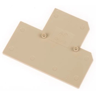 Weidmüller AP Series End Cover for Use with DIN Rail Terminal Blocks 0631360000