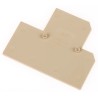 Weidmüller AP Series End Cover for Use with DIN Rail Terminal Blocks 0631360000