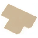 Weidmüller AP Series End Cover for Use with DIN Rail Terminal Blocks 0631360000