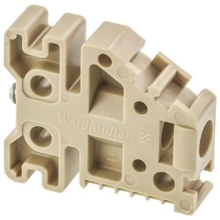 Weidmüller EWK Series End Stop for Use with DIN Rail Terminal Blocks, ATEX, Polyamide 66, Beige 0206160000