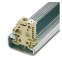 Weidmüller EWK Series End Stop for Use with DIN Rail Terminal Blocks, ATEX, Polyamide 66, Beige 0206160000
