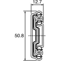 Accuride Steel Telescopic Slide Rack Rail 330 mm Depth 2 U 68kg Max Load DZ3307-0012
