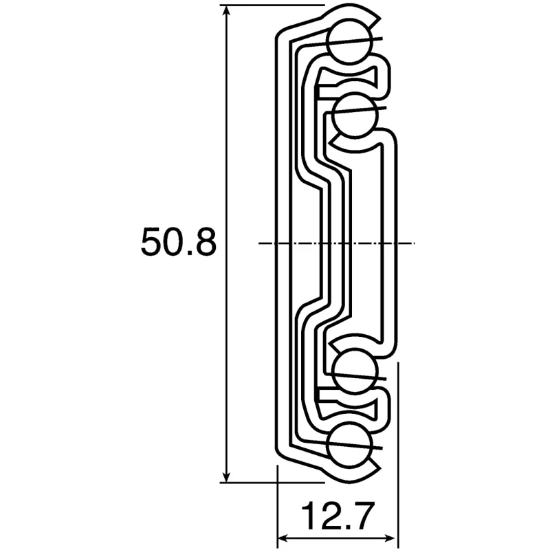Accuride Rack Rail Telescopic Slide 432 mm Depth 2U 67kg Max Load DZ3307-0016