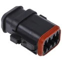 Deutsch Plastic 8 Way Automotive Connector Housing Black 1.35mm DT068SA-CE12