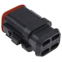 Deutsch Plastic 8 Way Automotive Connector Housing Black 1.35mm DT068SA-CE12
