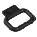HellermannTyton Black Polyvinyl Chloride Cable Clip Screw Fixing 22 mm x 23.8 mm x 3.2 mm 201-20010 R1-PVC-BK