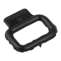 HellermannTyton Black Polyvinyl Chloride Cable Clip Screw Fixing 22 mm x 23.8 mm x 3.2 mm 201-20010 R1-PVC-BK